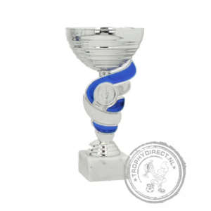Sportbeker-sportprijs TRS200 zilver/blauw