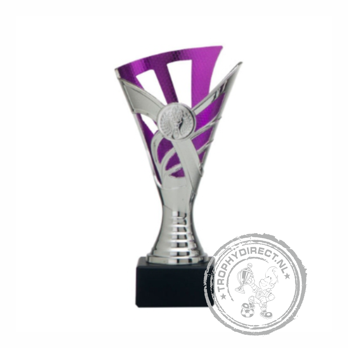 Sportbeker-sportprijs AR1200 zilver/paars - Afbeelding 3