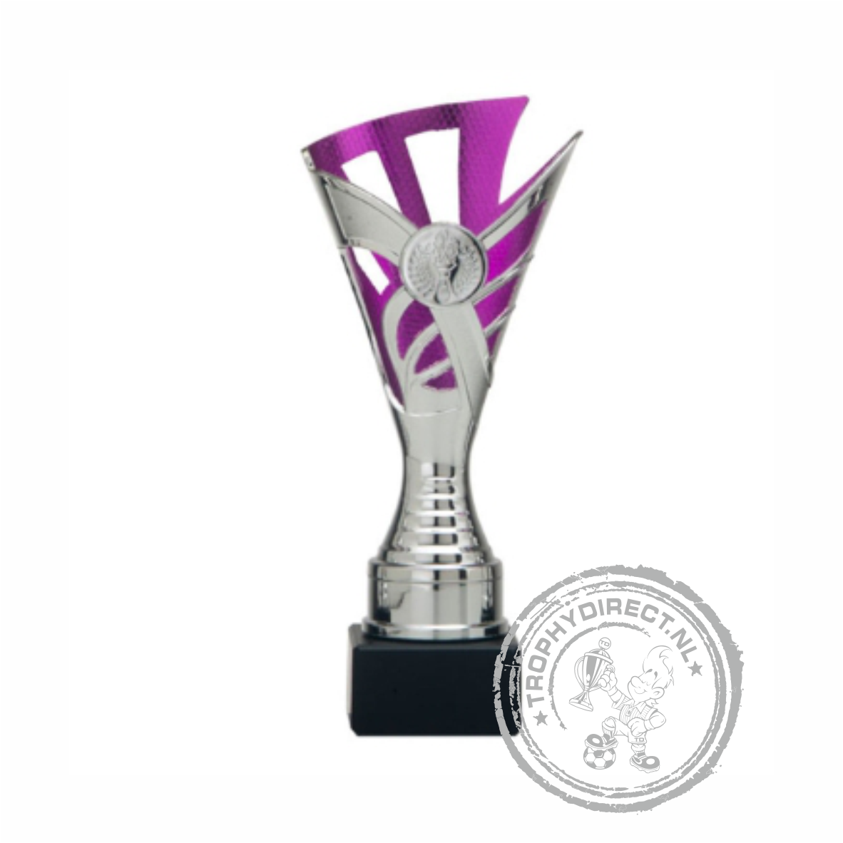 Sportbeker-sportprijs AR1200 zilver/paars - Afbeelding 2