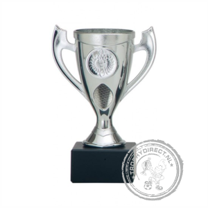 Sportbekertje met oren AR1166 zilver